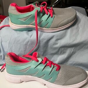 Athletic Works Gray and Teal Women's Athletic Shoes